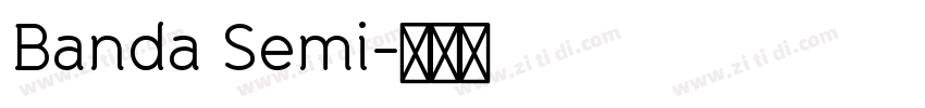 Banda Semi字体转换